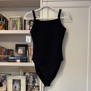 Katie J NYC Black Bodysuit